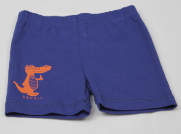 Esprit Jersey-Shorts mit Krokodil Motiv, 100% Baumwolle   ( Größe: 68 )